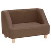 vidaXL Hundsoffa brun 60x37x39 cm linne