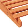 vidaXL Solsäng vaxbrun 205x60x31,5 cm massiv furu