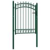 vidaXL St&auml;ngselgrindar EMMEN 104 x 109,5 cm L&aring;sbar Pulverlackerad st&aring;l