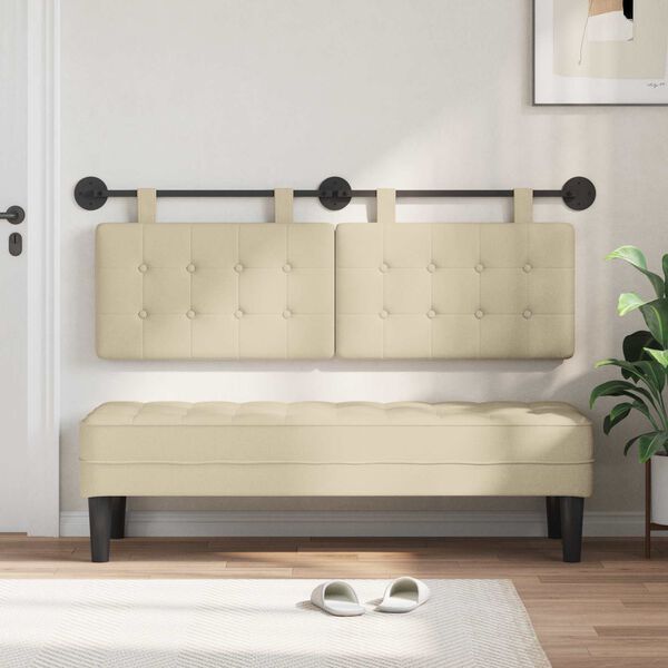 vidaXL H&auml;ngande Huvudgavel V&auml;ggmonterad tyg