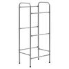 vidaXL F&ouml;rvaringshylla f&ouml;r 3 backar silver 50x33x116 cm st&aring;l