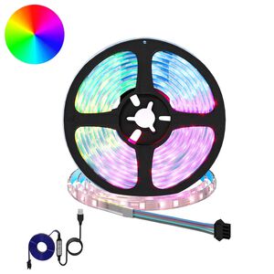 vidaXL LED Band 2 st Svart och Transparent Koppar och plast