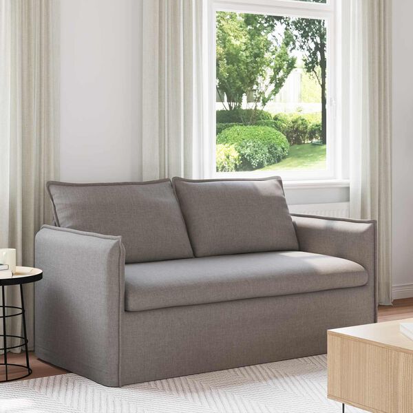 vidaXL Soffa Taupe