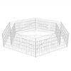 vidaXL Hexagonal planteringsgabion upphöjd 200x173x40 cm