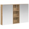 vidaXL Badrumssk&aring;psset 3 st 80 x 10,5 x 50 cm Konstruerat tr&auml;