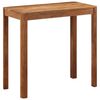 vidaXL Barbord massivt tr&auml; med honungsfinish 110x55x106 cm
