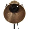vidaXL Golvlampa 25 W antik m&auml;ssing 35x35x65/95 cm E27