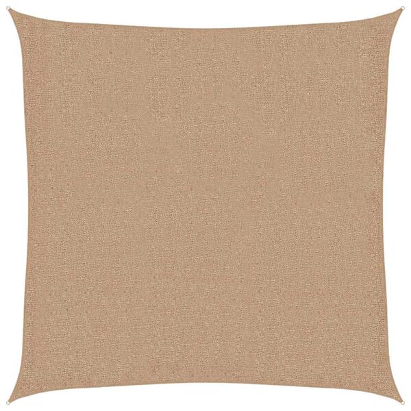 vidaXL Solsegel 160 g/m² taupe 3x3 m HDPE