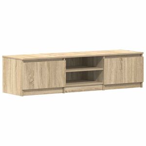 vidaXL Tv-b&auml;nk sonoma-ek 140x40x35,5 cm konstruerat tr&auml;