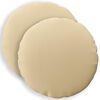vidaXL Kudd&ouml;verdrag 2 st HEERLEN Beige &Oslash; 30 cm Polyester