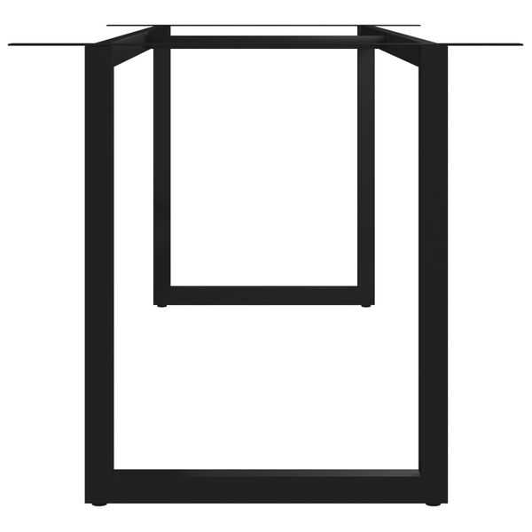 vidaXL Bordsben O-ram 180x80x72 cm