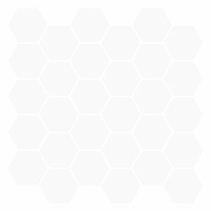 vidaXL Hexagonplatta 10 st Vit 30 x 30 cm Polyuretan och PET
