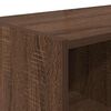 vidaXL Skohylla stapelbar brun ek 89,5x30x40 cm