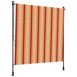 vidaXL Utomhus rullgardin Flerf&auml;rgsdesign 100 x 270 cm
