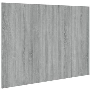 vidaXL S&auml;nggavel gr&aring; sonoma 120x1,5x80 cm konstruerat tr&auml;