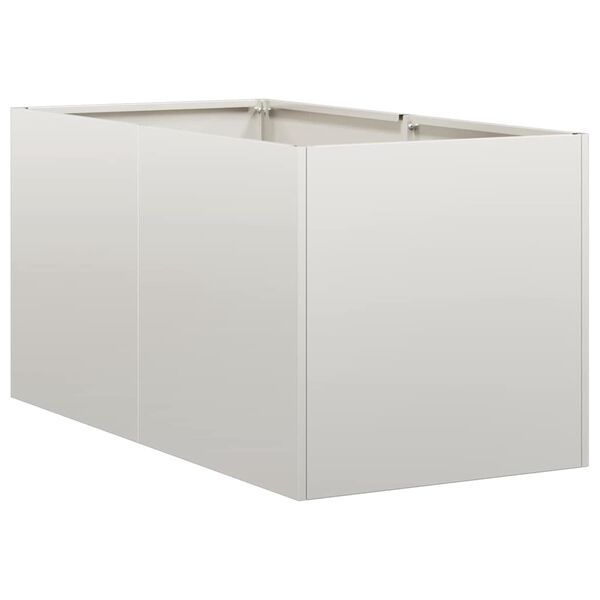 vidaXL Planteringsk&auml;rl 40x80x40 cm rostfritt st&aring;l