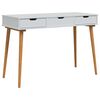 vidaxl Smyckebord FAUSKE Vit 112 x 50 x 78 cm