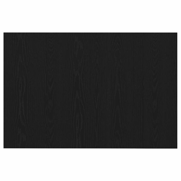 vidaXL S&auml;nghuvugavel V&auml;ggmonterad Svart Ek Konstruerat tr&auml;