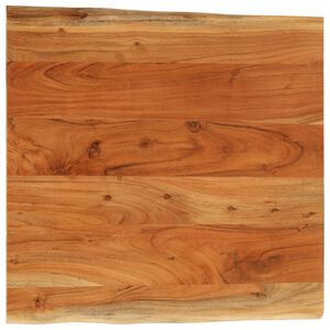 vidaXL Bordsskiva 40x40x3,8 cm fyrkantig massiv akacia levande kant