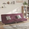 vidaXL B&auml;ddsoffa 2-sits lila tyg
