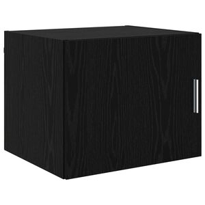 vidaXL V&auml;ggsk&aring;p Svart ek 50 x 42,5 x 40 cm Konstruerat tr&auml;