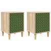 vidaXL Nattduksbord GELEEN 2 st Sonoma-ek 36 x 33 x 50 cm
