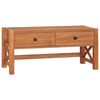 vidaXL Tv-b&auml;nk 100x40x45 cm teak
