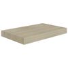 vidaXL Svävande vägghyllor 4 st ek 40x23x3,8 cm MDF