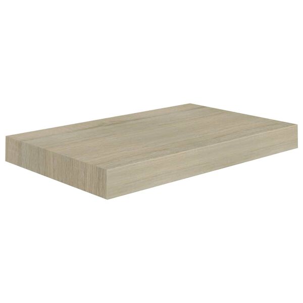 vidaXL Svävande vägghyllor 4 st ek 40x23x3,8 cm MDF