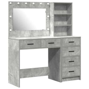 vidaXL Smyckebord 2 st Gr&aring; 78.5 x 41 x 135 cm Konstruerat tr&auml;