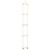 vidaXL Repstege f&ouml;r barn massivt tr&auml; och PE 30x168 cm