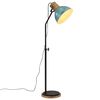 vidaXL Golvlampa 25 W n&ouml;tt bl&aring; 30x30x100-150 cm E27