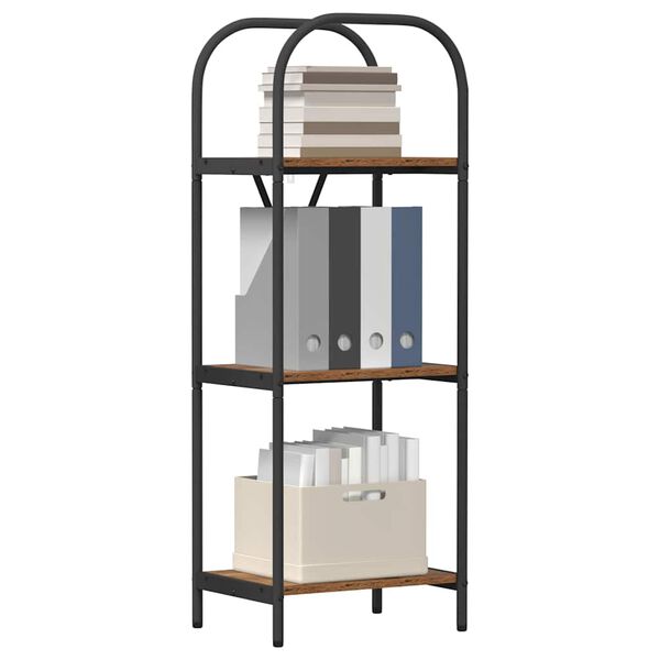 vidaXL Hyllsystem Gammalt tr&auml; 40 x 30 x 109 cm Konstruerat tr&auml;