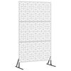 vidaXL Avsk&auml;rmningssk&auml;rm 100 x 50 x 180 cm Rostfritt st&aring;l Silver