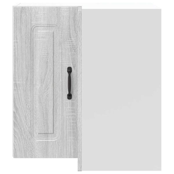 vidaXL V&auml;ggh&ouml;rnsk&aring;p f&ouml;r k&ouml;k Kalmar gr&aring; sonoma konstruerat tr&auml;