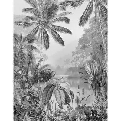 Komar Fototapet Lac Tropical Black & White 200x270 cm