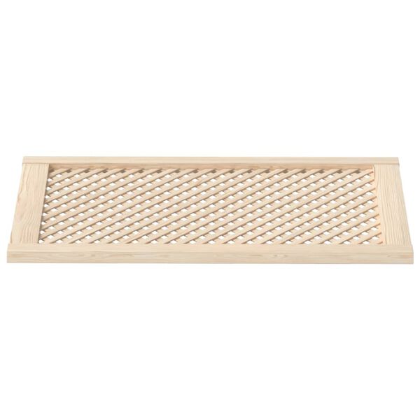 vidaXL Sk&aring;pluckor gallerdesign 2 st 49,5x99 cm massiv furu
