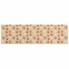 vidaXL K&ouml;ksmatta Beige tassar 150 x 45 cm 100% Polyamid Tv&auml;ttbar