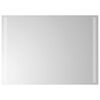 vidaXL Badrumsspegel LED 70x50 cm