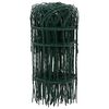 vidaXL Rabattkant pulverlackerat j&auml;rn 25x0,4 m