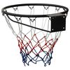vidaXL Basketring svart 45 cm stål