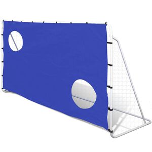 vidaXL Fotbollsm&aring;l med siktv&auml;gg 240 x 92 x 150 cm h&ouml;gkvalitativ