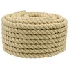 vidaXL B&aring;tsn&ouml;re 18 mm 100 m Naturlig