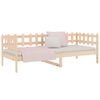 vidaXL Dagb&auml;dd utan madrass 90x190 cm massiv furu