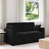 vidaXL Soffa Svart 158 x 78 x 80 cm Sammet