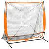 vidaXL Multisport baseball tr&auml;ningsn&auml;t svart 174x76x158,5 cm