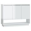 vidaXL Sk&auml;nk vit h&ouml;gglans 97x31x75 cm konstruerat tr&auml;