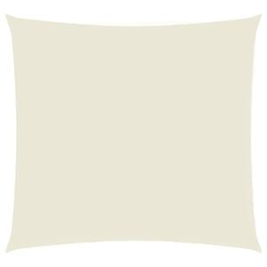 vidaXL Solsegel oxfordtyg kvadratiskt 3,6x3,6 m gr&auml;ddvitt