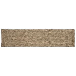 vidaXL Omr&aring;desmattor Naturlig och svart 60 x 200 cm Jute