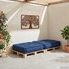 vidaXL Modulsofa enhet Indigo 70 x 70 x 36 cm tyg